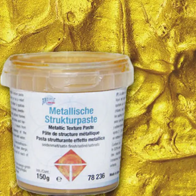 Ανάγλυφη Μεταλλική Πάστα - Gold - 150gr