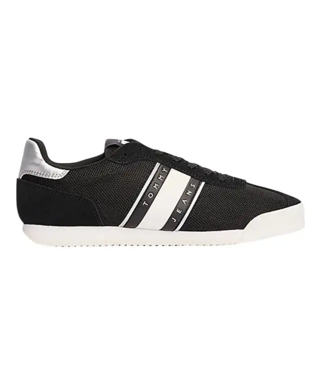 Tommy Hilfiger - Γυναικεία Sneakers Th Low‑Top Runner EN0EN02706-BDS Μαύρο