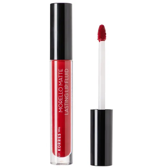 KORRES Morello Matte Lasting Lip Fluid Υγρό Κραγιόν Ματ Μεγάλης Διάρκειας No 59 Brick Red, 3,4ml