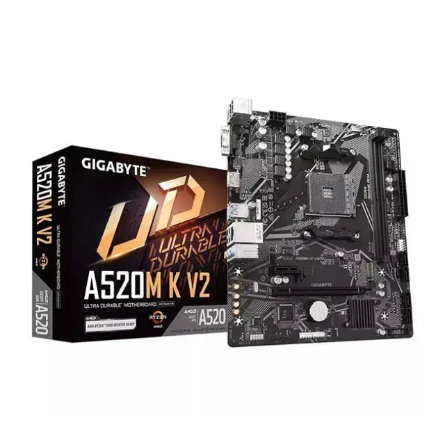 Gigabyte Motherboard A520M K V2 mATX DDR4 AM4 (A520M K V2)