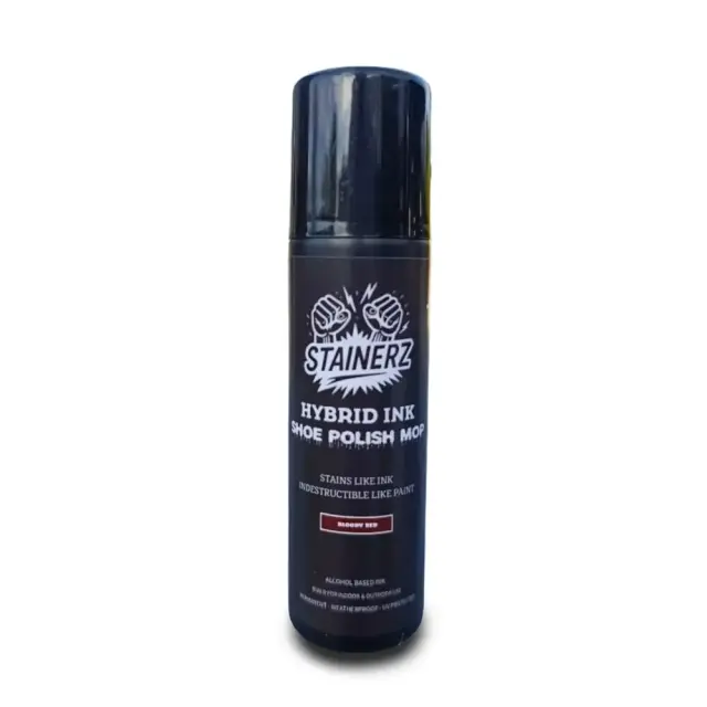 Stainerz Hybrid Ink Shoe Polish Mop 26mm Midnight Black 3
