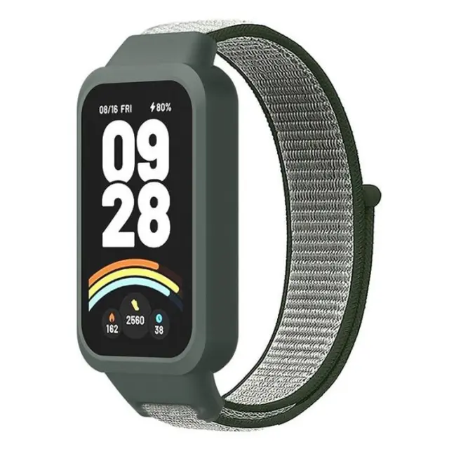 Nylon Λουράκι για Xiaomi Redmi Band 3/ 9 Active-Olive Green OEM