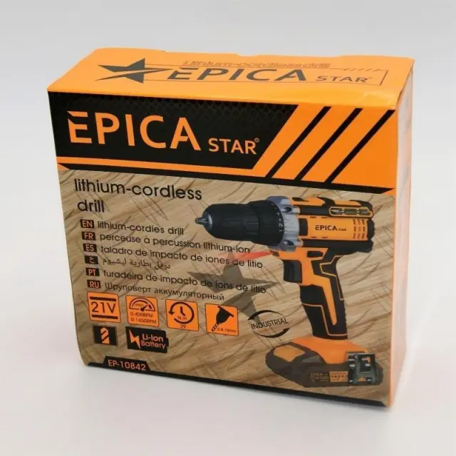 Epica Star EP-10842 Δραπανοκατσάβιδο Μπαταρίας 21V Solo 2