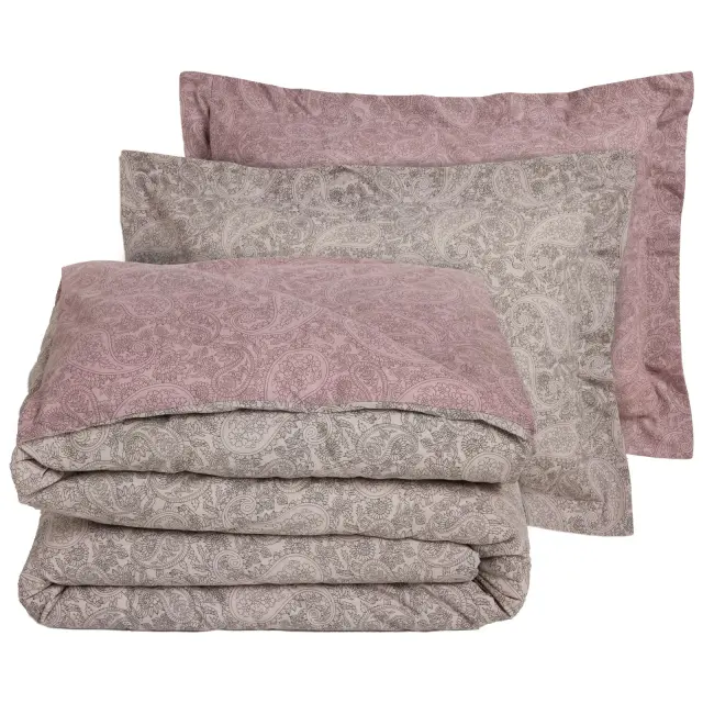 Das Home Παπλωματοθήκη σετ υπέρδιπλη Casual 5438 Grey-Lilac 3