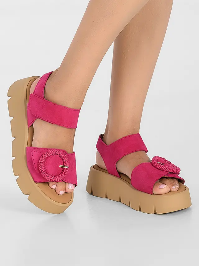 Gabor Πέδιλα Γυναικείο δέρμα Nubuck Ροζ GAB/64754 10-PINK 2