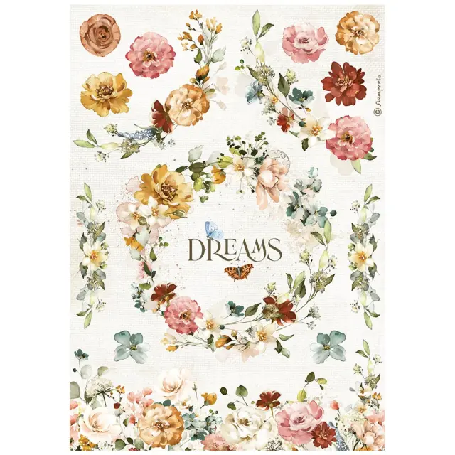 Ριζόχαρτο Stamperia 21x29cm, Garden of Promises, Dreams
