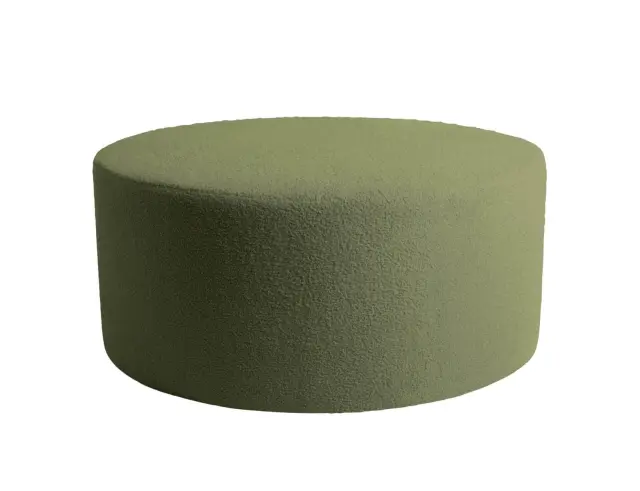 Σκαμπό Evie PTMD Luxury Living με διαστάσεις 90x90x40cm - Green 117053 3
