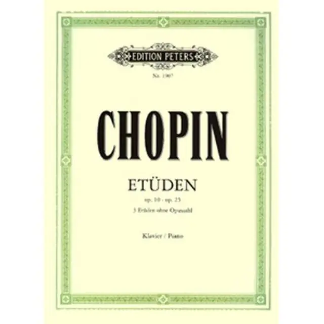 Peters Chopin - Etudes Complete