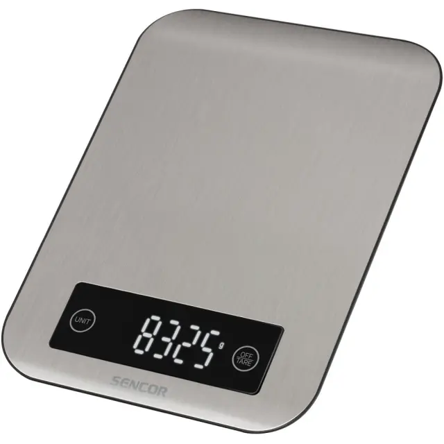 Ζυγαριά Κουζίνας 10kg Led Sencor SKS 7100SS Ασημί