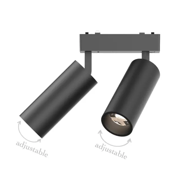 InLight Φωτιστικό LED 2x9W 3CCT για Ultra-Thin μαγνητική ράγα σε μαύρη απόχρωση D:16cmX4,4cm (T05205-BL) 2