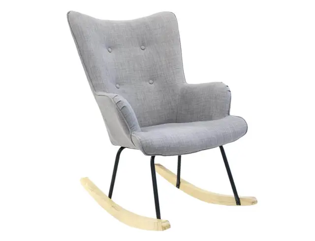 Κουνιστή Πολυθρόνα Helsinki Home Deco Factory με διαστάσεις 65x80x96cm HD6512 2