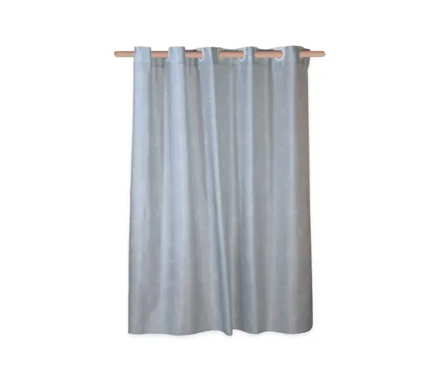 ΚΟΥΡΤΙΝΑ ΜΠΑΝΙΟΥ CLARIS 180X200 NEF-NEF HOMEWARE BLUE 2