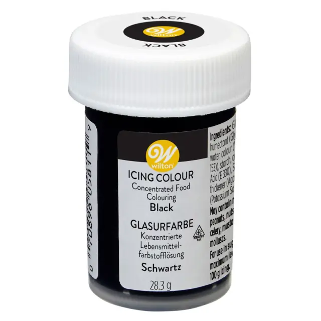 Χρώμα σε Πάστα Wilton - Μαύρο - 28 γρ.