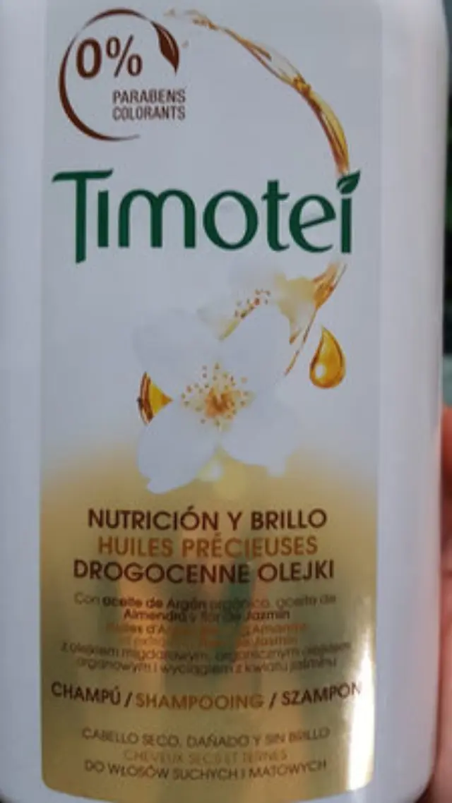 Timotei Σαμπουάν Θρέψης με Βιολογικό Έλαιο Argan 750ml