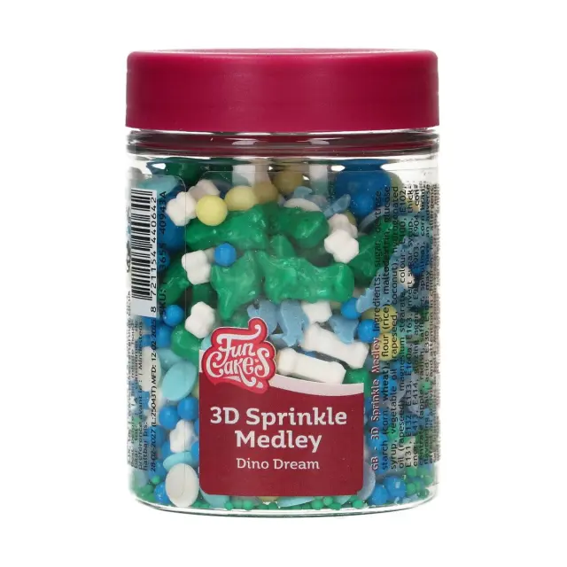 FunCakes 3D Sprinkle Medley - Δεινοσαυράκια - 70γρ.
