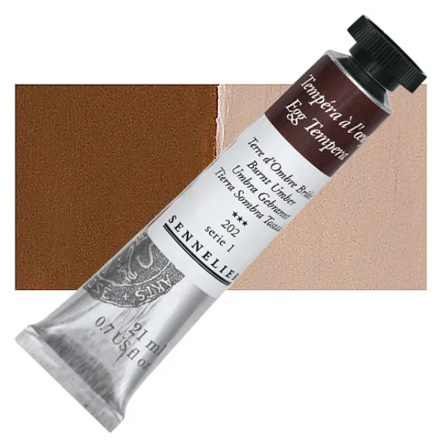 Αυγοτέμπερα Sennelier - 202 Burnt Umber - 21ml