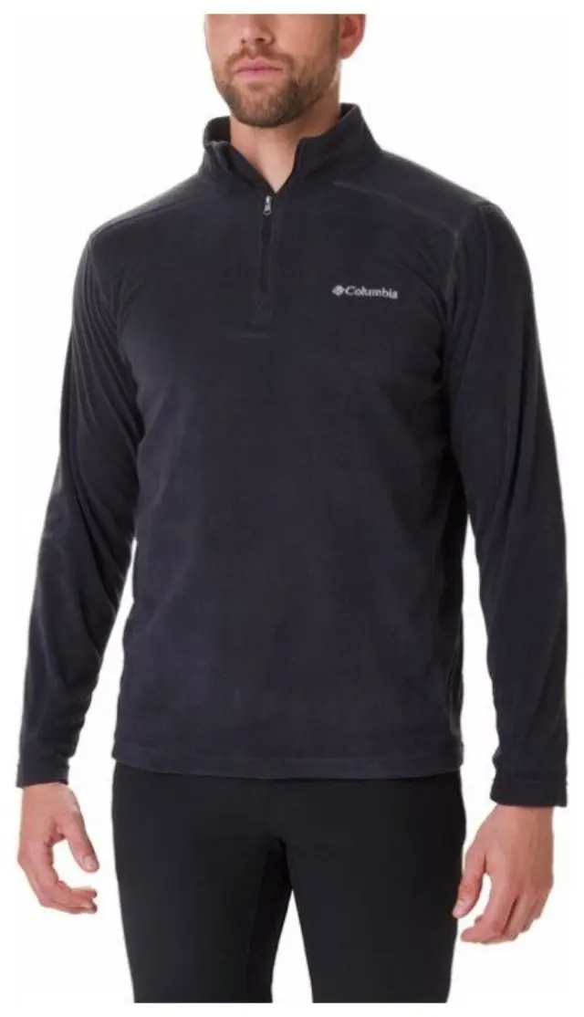 Klamath Range II M 1/2 Zip Black Ανδρική Μπλούζα Columbia - 1352472-010