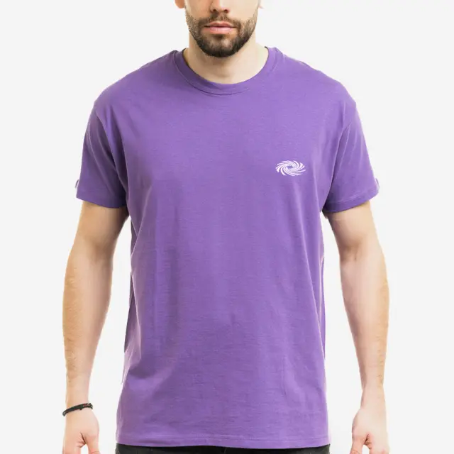T-shirt Noshame® Μώβ με τύπωμα The Worlds is Temporary - 132519 - XXL 3