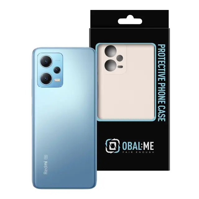 OBAL:ME Matte TPU Case for Xiaomi Redmi Note 12 5G Beige 3