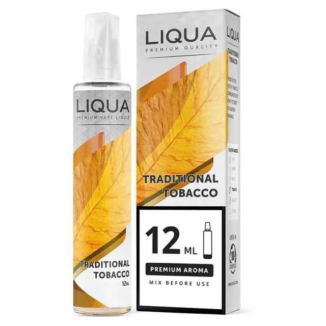 Liqua Flavor Shot Traditional Tobacco 12ml/60ml 60ml