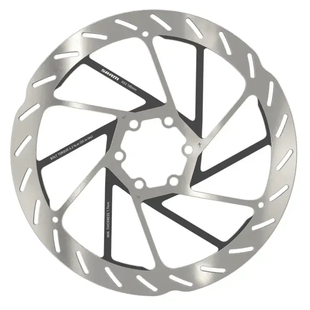 ΔΙΣΚΟΣ ΔΙΣΚΟΦΡΕΝΟΥ SRAM HS2 180MM 6-BOLT (STEEL BOLTS) ROUNDED