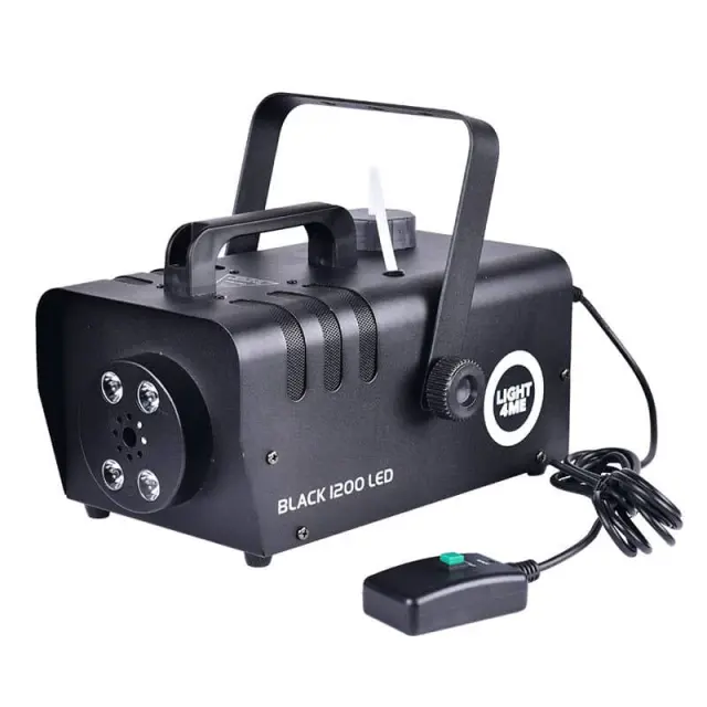 LIGHT4ME BLACK 1200 LED fog smoke machine