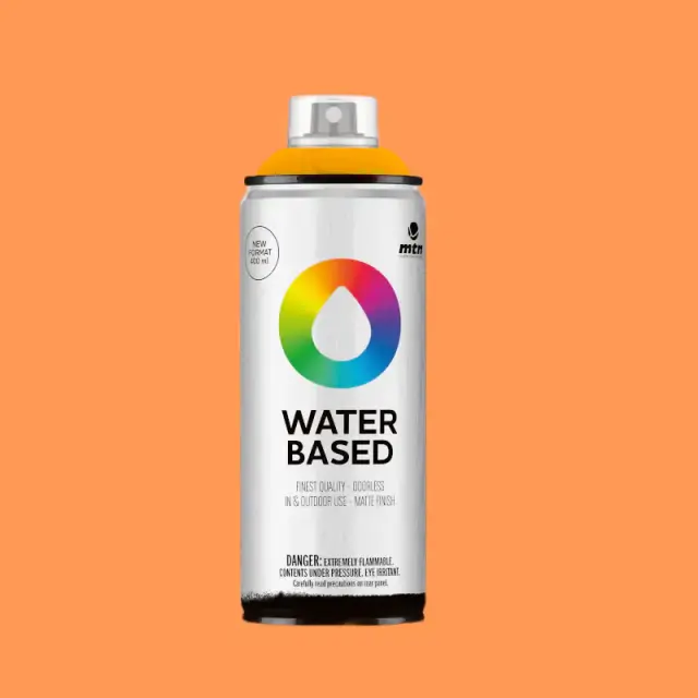 MTN Waterbased Spray Paint 400ml WB4 RV-105 Tangerine