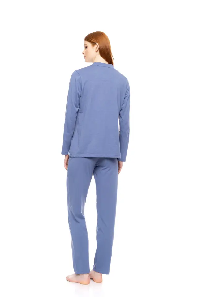 W1734 - Cosmos Blue - PYJAMA NIGHT LOVERS SOLID 3