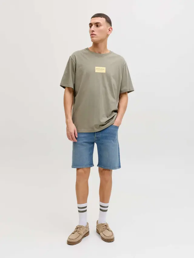 JJIRICK JJORIGINAL SHORTS AT 999 Blue Denim 2