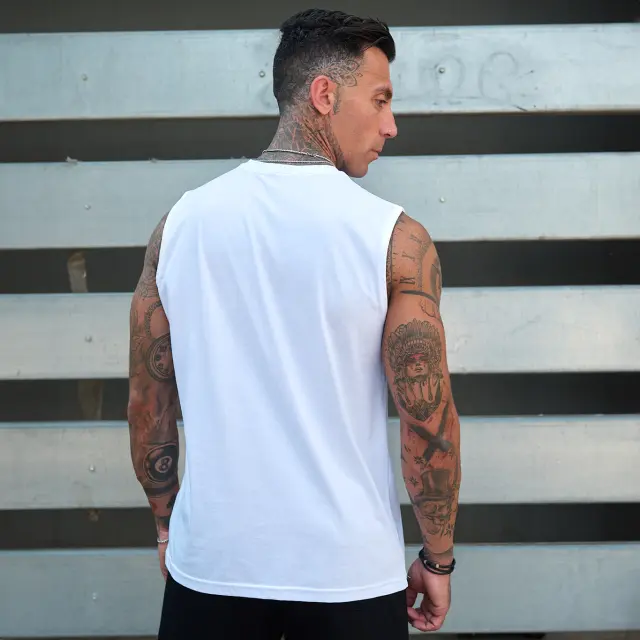 Αμάνικο Noshame® Λευκό με τύπωμα Shell - 182529 - XXL 2