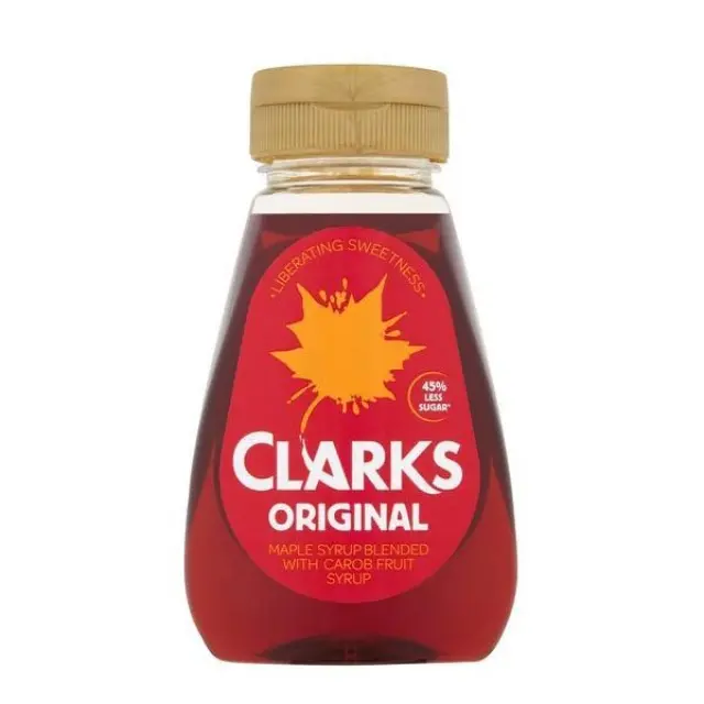 Clarks Original Maple Syrup Blended With Carob Fruit 180ml