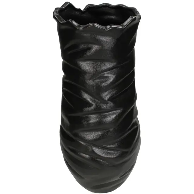 Βάζο Μαύρο Κεραμικό 18.3x18.3x46.6cm