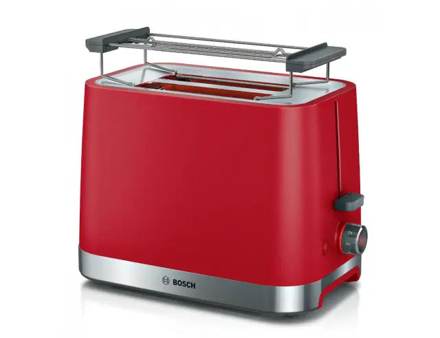 Φρυγανιέρα Bosch MyMoment TAT4M224 με ισχύ 950W και χωρητικότητα 2 φέτες ψωμιού - Red TAT4M224