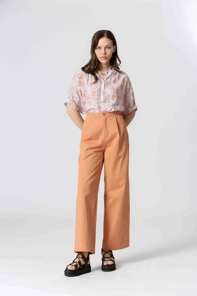 THE KORNER BLOUSE (25115017-BLUE) - M 2