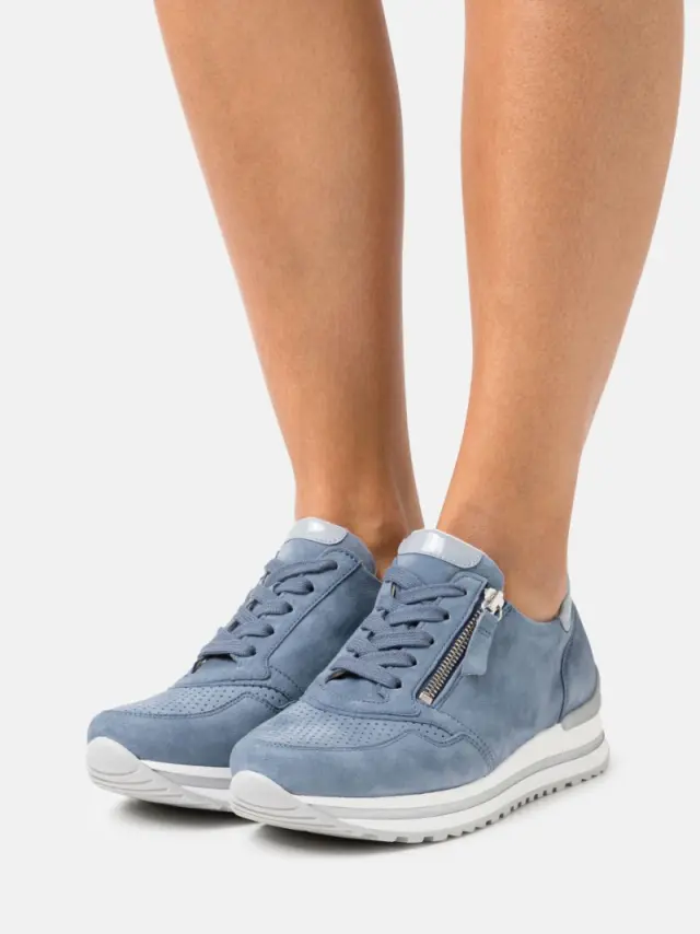 Gabor Sneakers Γυναικείο δέρμα Nubuck Μπλέ GAB/66528 66-NAUTIC 2