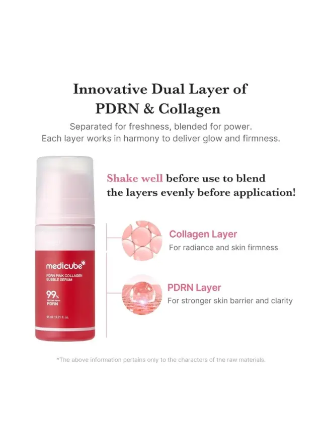 Medicube PDRN Pink Collagen Bubble Serum - Αντιγηραντικός ορός σε μορφή αφρού με PDRN 3