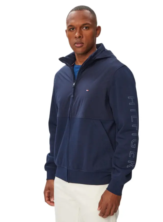 TommyHilfiger ανδρική φούτερ ζακέτα με κουκούλα MW0MW43443-1