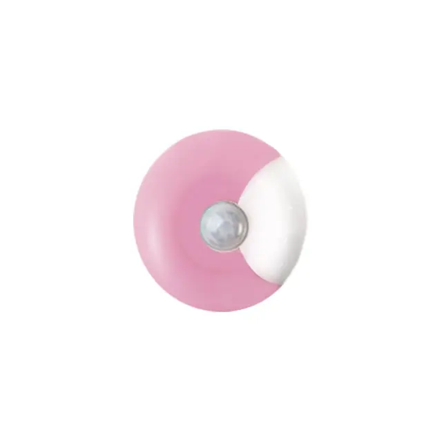 AcaLight Offer NETTO ΛΑΜΠΑΚΙ ΝΥΧΤΟΣ ΕΠΙΤΟΙΧΟ ΡΟΖ ΠΛΑΣΤΙΚΟ LED 0,4W 6000K IP20 80X80X40MM