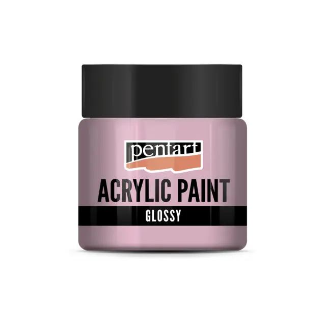 Χρώμα ακρυλικό Glossy (Γυαλιστερό) 50ml Pentart, Ροζ