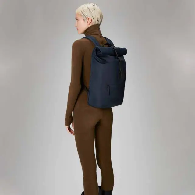 Σακίδιο Πλάτης Rains Rolltop Rucksack 13320-47 Σκούρο Μπλε - ONESIZE 2