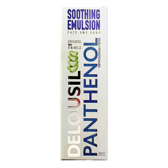 Delousil Panthenol Soothin Emulsion Γαλάκτωμα Προσώπου & Σώματος με Iσχυρούς Eνυδατικούς Παράγοντες με Πανθενόλη, 200ml