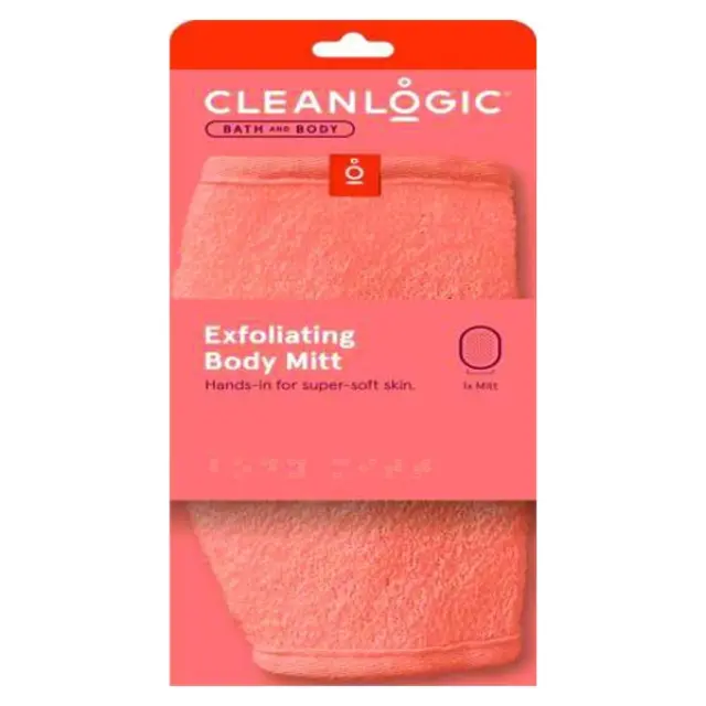 Cleanlogic Bath & Body Exfoliating Bath Mitt