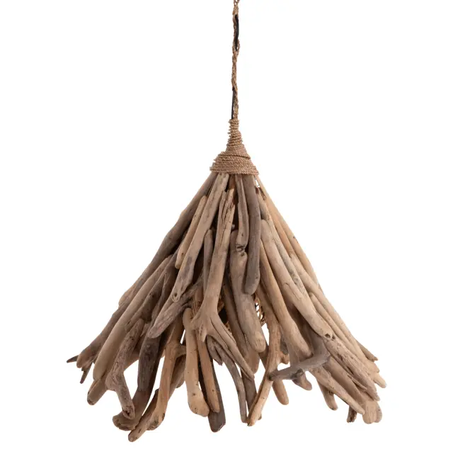 Φωτιστικό οροφής κρεμαστό Treit Driftwood σε φυσικό 48x54x52-73 εκ