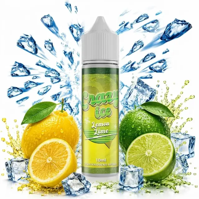 Steam City Crazy Ice Lemon Lime Flavour Shot 20ml/60ml