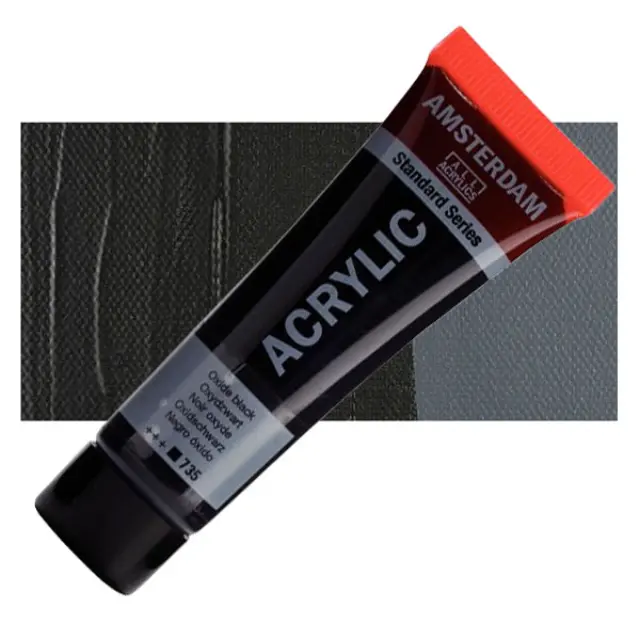 Ακρυλικό Talens Amsterdam 735 Oxide Black - 20ml