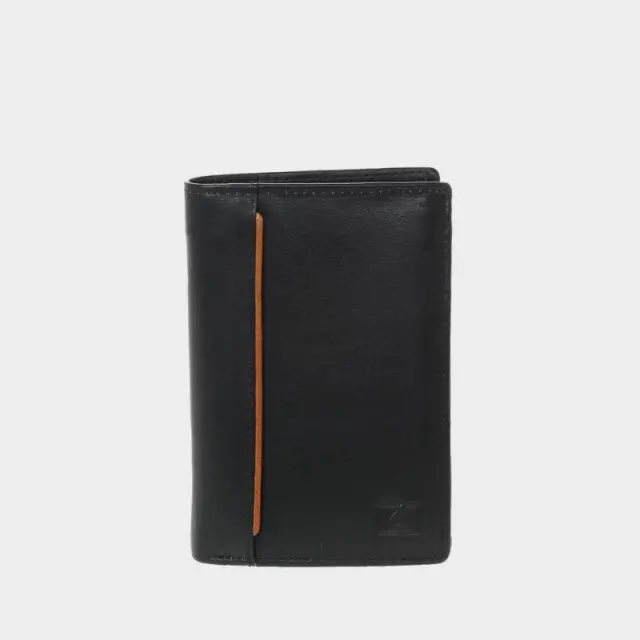 Όρθιο Δερμάτινο Πορτοφόλι Με RFID Lavor 1-3315 Μαύρο - ONESIZE