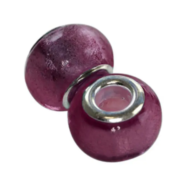 Χάντρα Modular Violet 12.5x10mm - 5τεμ