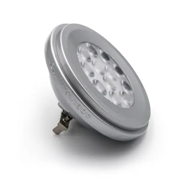 LED ΛΑΜΠΑ ΑΛΟΥΜΙΝΙΟΥ AR111 12W 12VAC/DC ΝΤΙΜΑΡΙΖ.36° ΛΕΥΚΟ