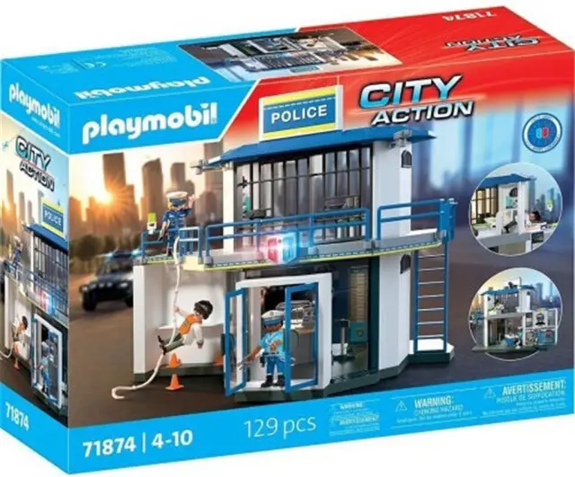 Playmobil Αστυνομικό Τμήμα Με Δωμάτιο Ερευνών / 71874 (Playmobil)