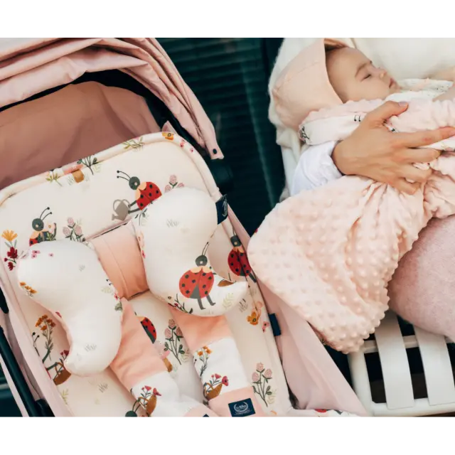Βρεφικό Μαξιλάρι La Millou Organic Jersey Angel's Wings Mirella Powder Pink 3